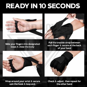 Guantes de MMA Reutilizables Personalizados OEM ODM, Vendas Rápidas para Boxeo, Transpirables, Absorbentes de Sudor, Cierre de Calidad Premium, Duraderos y Económicos - Product Image 5