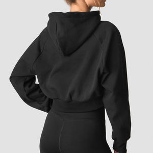 คอลเลคชั่นใหม่ เสื้อฮู้ดผู้หญิงผ้าฝ้ายพิมพ์ลายโลโก้ตามสั่ง สีสันสดใส สไตล์สตรีทแวร์ สำหรับฤดูใบไม้ร่วง  รับสั่งทำตามแบบ - Product Image 3