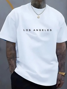 Camisetas de Hip Hop Extra Grandes para Hombre con Logotipo de Impresión Digital de Alta Calidad y Diseño Personalizado, 100% Algodón Antiarrugas - Product Image 1