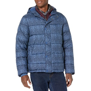 Custom Design Lightweight Unisex Stand Puffer Jacket New Fashionable Winter Warm Long Sleeve Waterproof Zipper Front OEM - Product Image 1