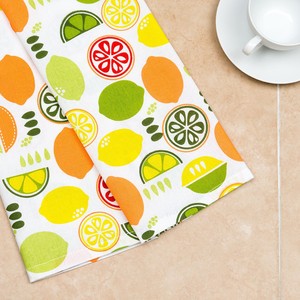 Serviette de cuisine carrée imprimée en coton 100% tissé, écologique, lavable en machine - Product Image 2