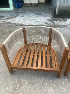 Foldable Acacia Wood <b>Garden</b> <b>Table</b> Set Outdoor Patio Dining Furniture Waterproof Stackable Easy Carry Hotel Use - Product Image 4
