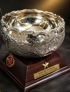 CHAMP KING Premium <b>Trophy</b> Bowl Metal Engraved Excellence Award for Competitions Durable Luxury Finish - Product Image 6