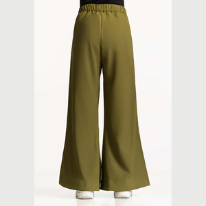 Pantalones de Vestir de Mujer, Diseño Moderno, Color Liso, Corte Acampanado, Material de Lana, Elegantes y a la Moda, 100% Alta Calidad - Product Image 2