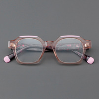 Montures de lunettes carrées en acétate écologiques, aux couleurs contrastées, unisexes, pour adultes, élégantes, ludiques, modernes, pour un usage quotidien