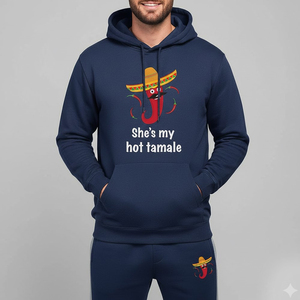 Custom Two Piece Rhinestone Sweatsuit Sets Embroidered French Terry Tracksuits Heavyweight <b>Men</b> Hoodie And Jogger Tracksuit Set - Product Image 4