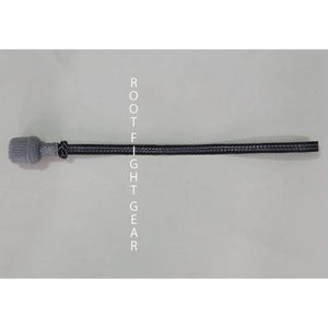 Équipement de défense personnelle personnalisable de haute qualité Bullion Wire Sword Knots avec bracelet en cuir de conception réglable - Product Image 2