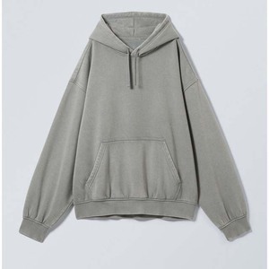 Vente en gros de sweats à capuche unisexes surdimensionnés en molleton respirant et écologique en coton, imprimés et brodés sur mesure, pour l'automne, OEM - Product Image 3