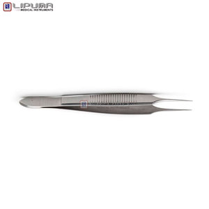 Pinzas de Sutura Tubingen 9.5 CM con Puntas Delicadas de 0.5 MM, Instrumentos Médicos Quirúrgicos para Microcirugía Oftálmica - Product Image 2