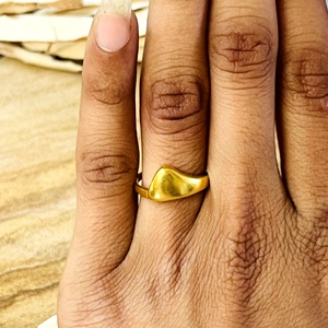 Unique Design Minimalist Peak <b>Ring</b> Boho Brass <b>Rings</b> For Women 18k Gold Plated Geometric Mountain Band <b>RIng</b> For Wholesale/OEM/ODM - Product Image 6