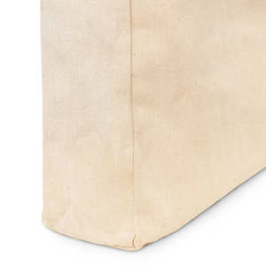 Sacs de courses vierges personnalisables avec logo, sacs fourre-tout décontractés en coton uni - Product Image 4