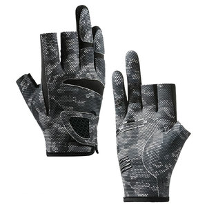 บริการ ODM แบบกำหนดเองได้ ถุงมือตกปลาแบบสวม Vantrex Industries ผ้าโพลีเอสเตอร์ ระบายอากาศได้ดี ป้องกันรังสียูวี สำหรับผู้ชายและผู้หญิง - Product Image 1