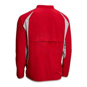 เสื้อแจ็คเก็ตสำหรับฝึกซ้อมเบสบอลแบบขายส่ง ปรับแต่งได้สำหรับผู้ชาย แขนสั้น โพลีเอสเตอร์ 100% ออกแบบและขนาดตามสั่ง พร้อมบริการ OEM - Product Image 6