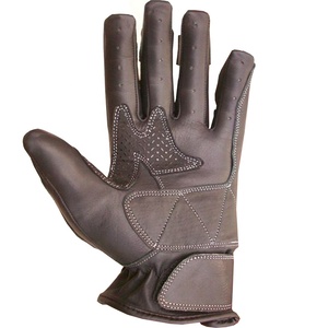 Gants de motocross courts en cuir véritable marron Keven Impex, best-sellers, avec protection thermique/isolante Pyrotect, unisexes, imperméables - Product Image 3