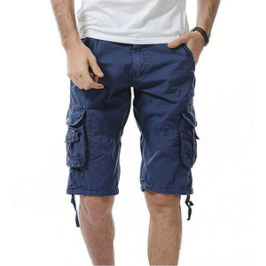 Pantalones Cortos Cargo de Alta Calidad para Hombre, Estilo Casual Urbano con Bolsillos y Cierre de Botones, para Entrenamiento, Running y Deportes - Product Image 1
