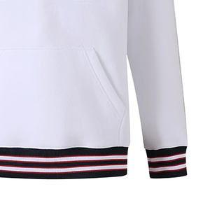Sudadera Personalizada de la Universidad Howard, Blanca, con Cierre de Cremallera, Bordado 3D, Pedidos al por Mayor con Logotipo Personalizado para Suministro al por Mayor - Product Image 3