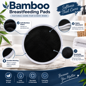 Bamboo Nursing <b>Pads</b> | Reusable Washable Breast <b>Pads</b> Soft Absorbent Lactation Inserts Leakproof Breastfeeding For Maternity Care - Product Image 6
