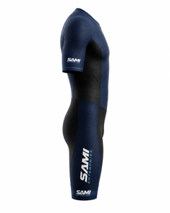 Ensemble de shorts de cyclisme pour hommes avec maillot zippé, séchage rapide, respirant, Spandex/Polyester 220g, personnalisable pour équipe (OEM) - Product Image 4