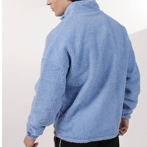 Soft Winter Outerwear <b>Sherpa</b> Jacket With Plush <b>Fleece</b> Construction Comfortable Shape And Zip Front <b>Sherpa</b> Jacket - Product Image 2