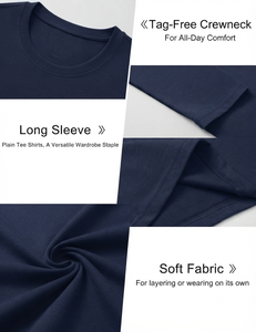 T-shirts à manches longues pour hommes de haute qualité, logo personnalisé en couleur, confortables, respirants, écologiques, séchage rapide, prix de gros, t-shirt pour hommes - Product Image 3