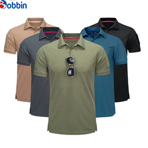 Polos Deportivos de Alta Calidad para Hombre, Transpirables, con Bordado Personalizado, de Secado Rápido, Diseño de Polo con Spandex, Color Sólido, de Secado Rápido - Product Image 1