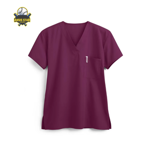 Uniforme médical de qualité supérieure, service OEM, blouse d'infirmière, haut de tenue médicale, logo personnalisé, uniforme de médecin, uniforme médical unisexe - Product Image 3