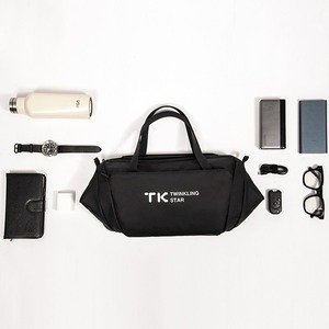 Large-capacity film crossbody bag <b>lightweight</b> fitness bag <b>hand</b> <b>luggage</b> bag deformed sports bag travel bag - Product Image 6