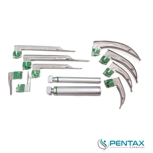 Juego de Laringoscopio de Fibra Óptica con Certificación CE, 9 Hojas de Acero Inoxidable, Calidad Premium Mac & Miller, Instrumentos Médicos - Product Image 2