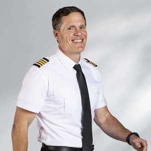 Camisa de Piloto de Spandex en Cuatro Direcciones Lista para Enviar, Uniforme de Aviación, Uniforme de Azafata de Vuelo - Product Image 4