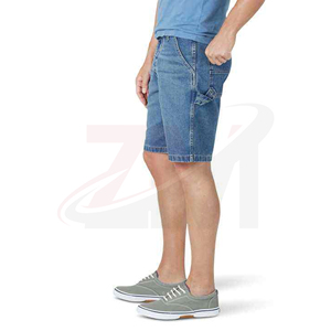 Shorts de Mezclilla Casuales Premium para Hombre, con Cristales de Imitación, Estilo Urbano, Proveedor OEM ODM, 100% Calidad - Product Image 4