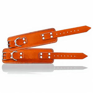 Sangles de cheville en néoprène et cuir pour l'entraînement de force et l'haltérophilie - Protection complète pour machine à câble, utilisation hivernale, unisexe - Product Image 1