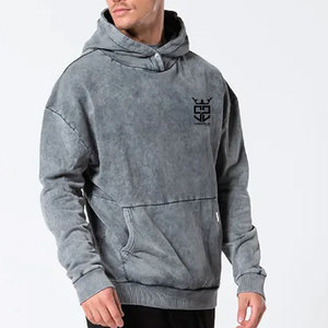 Ropa para Hombre, Sudaderas Básicas Cómodas con Lavado Ácido, Sudaderas con Lavado Ácido para Hombre de Primera Calidad, Transpirables y de Venta Caliente - Product Image 2