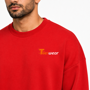 <b>Mens</b> Minimalist Basic Oversized Sweatshirts soft cotton blend fleece Crew Neck <b>Long</b> <b>Sleeve</b> Pullover <b>Top</b> clean oversized - Product Image 5