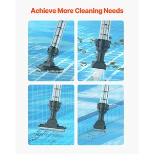 Aspirapolvere per Piscina Senza Fili da 8,5 GPM, Ricaricabile, per Pulizia Profonda, Forte Aspirazione, Include Estensione per Vasca Idromassaggio - Product Image 4