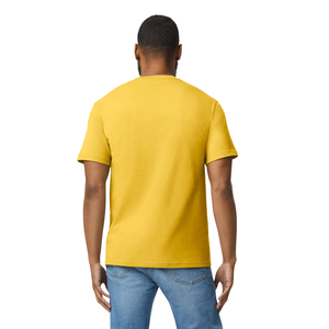 เสื้อยืดผู้ชายไซส์กลาง สีเดซี่ ผ้าฝ้าย 100% คอกลม แขนสั้น ทรงโอเวอร์ไซส์ สวมใส่สบาย ใช้ได้ทุกวัน แห้งเร็ว - Product Image 3