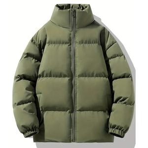 Manteaux d'hiver chauds rembourrés à bulles pour hommes, imprimés sur mesure par OEM, veste polaire pour hommes - Product Image 5