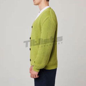 Premium Quality <b>Men</b> <b>Cardigans</b> With Ribbed Collar And Comfortable Fit For Daily Layering <b>Men</b> <b>Cardigans</b> - Product Image 2