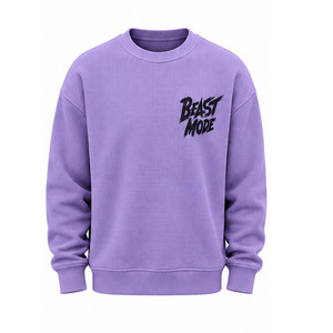<b>Men</b> Waffle Knit Sweatshirt Casual Crew Neck Long Sleeve Textured Pullover <b>Thermal</b> <b>Top</b> Custom OEM Sportswear Manufacturer Factory - Product Image 1