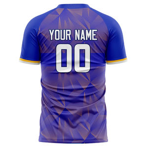 Ordene Ahora: Camiseta de Fútbol para Hombre, Color Sólido, Diseño Personalizado, Manga Corta, 100% Poliéster, Tallas para Fanáticos y Jugadores - Product Image 3