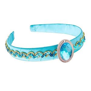 Costume de Cosplay Princesse Arabe de <span class=keywords><strong>Conte</strong></span> de Fées pour Fille de 6 à 16 ans, Combinaison Longue avec Tour de Cou et Couvre-chef pour Danse du Ventre, 2 Pièces - Product Image 4