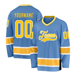 Sportswear 100% <b>Polyester</b> Unisex Customized Style Printed Ice Hockey Jersey Plus Size Summer Custom Team Player Name Number - Product Image 2