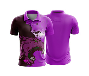 High Quality Gaming Polo Shirt Full Sublimation Printing Uniform Manufacturer Supplier Durable Stitching for Men Women Youth - Product Image 3