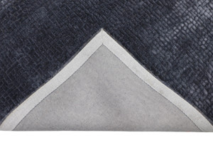 พรมปูพื้นลายเรขาคณิตสมัยใหม่ ดีไซน์ลายบล็อกแกะสลักด้วยถ่าน ทำด้วยมือ 100% วิสโคส เป็นมิตรกับสิ่งแวดล้อม กันลื่น ลายไล่เฉดสี บาง - Product Image 3