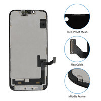 Écran tactile 3D pour téléphone portable, assemblage direct usine, best-seller pour iPhone 12 13 14 15 16 Pro Max, écran Incell pour téléphones OLED LCD