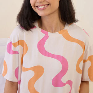 Conjunto de dos piezas de algodón para mujer, camiseta y pantalones cortos, de alta calidad y precio económico, recién llegado, ropa de calle, conjunto doble para mujer - Product Image 5