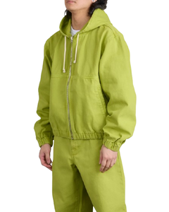 Veste de travail d'hiver en toile cirée vintage robuste avec capuche personnalisée, fermeture éclair, en coton, pour hommes - Product Image 4