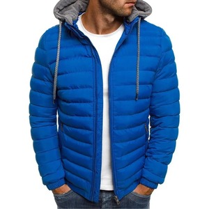 Doudoune matelassée isolante pour homme, tendance hiver, effet délavé, poids lourd 14 oz, 100% coton, poches usées, OEM ODM - Product Image 3