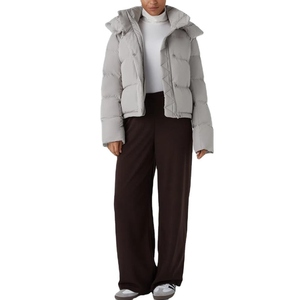 Top Quality Winter Puffer Jacket for Women Warm Bubble Cotton Padded Street Fashion Breathable <b>Canvas</b> Womens Jacket Design - Product Image 1