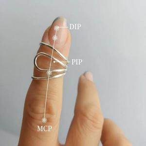 Anillo Ajustable de 18K Chapado en Oro para Mujer, Soporte para Dedos con Artritis, para Boda o Compromiso - Product Image 4