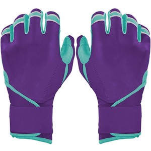 Gants de frappe violets avec fermeture auto-agrippante rembourrée pour le pouce, pour l'entraînement, unisexe adulte - Product Image 1